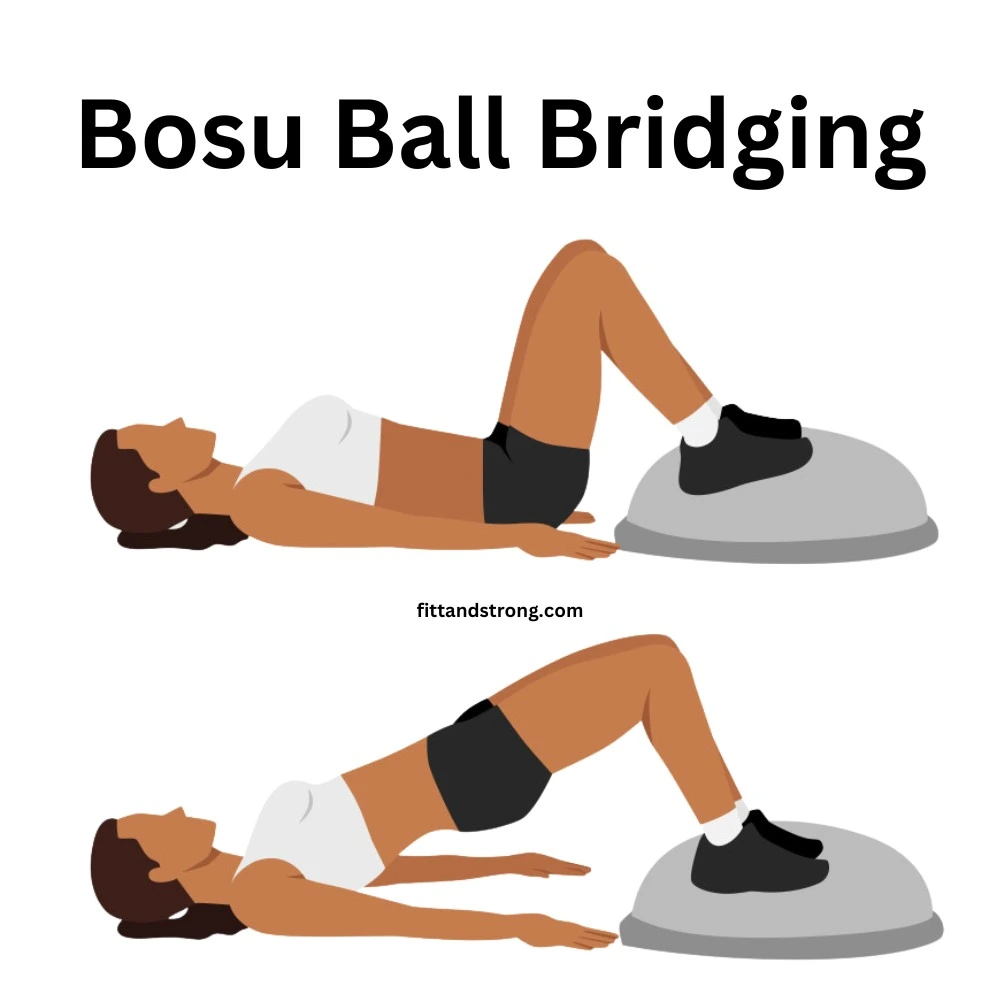 Bosu Ball Pilates Exercise-Bridging